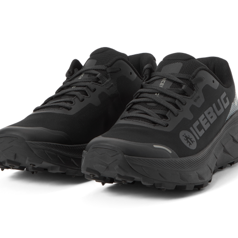 Icebug Tenis De Correr Arcus RB9X Para Hombre Con Suela De Tracción, Negro