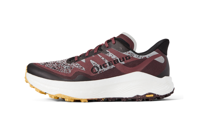 Icebug Järv Men's RB9X - Dark Cherry/Yellow