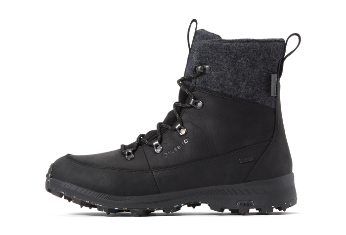 Icebug Adak ReWool BUGrip - Black/Grey