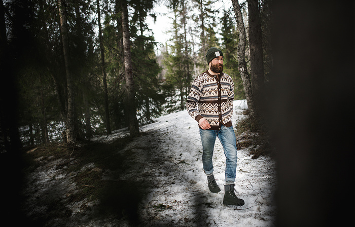 Alternativ bild 1 för Icebug Adak ReWool Men's BUGrip - Black/Grey